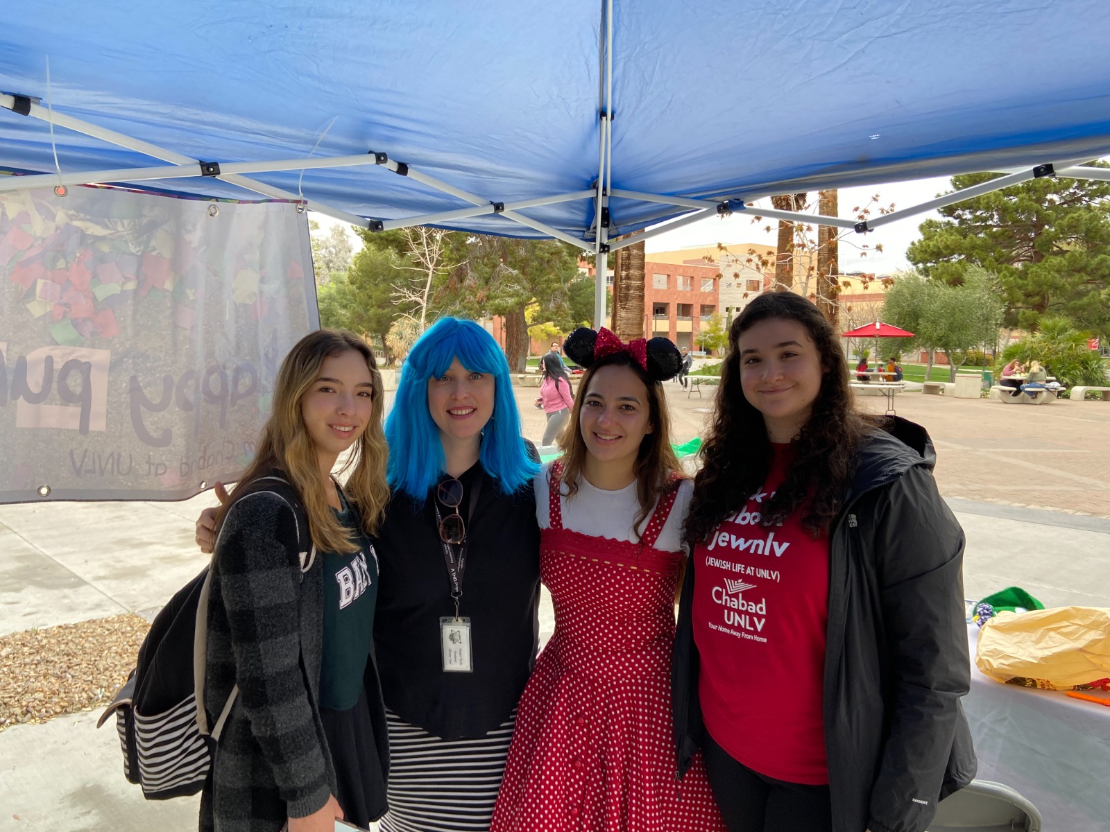 Purim costumes at Chabad UNLV