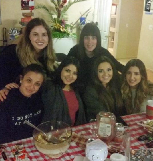 Friends at a Chabad UNLV BBQ